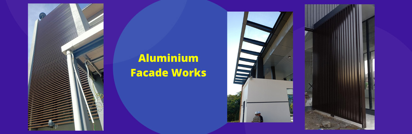 Aluminium facade works